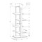 Monarch Specialties Bookshelf, Bookcase, Etagere, 5 Tier, 60"H, Office, Bedroom, Metal, Laminate, White, Grey I 7233 - alternate 3